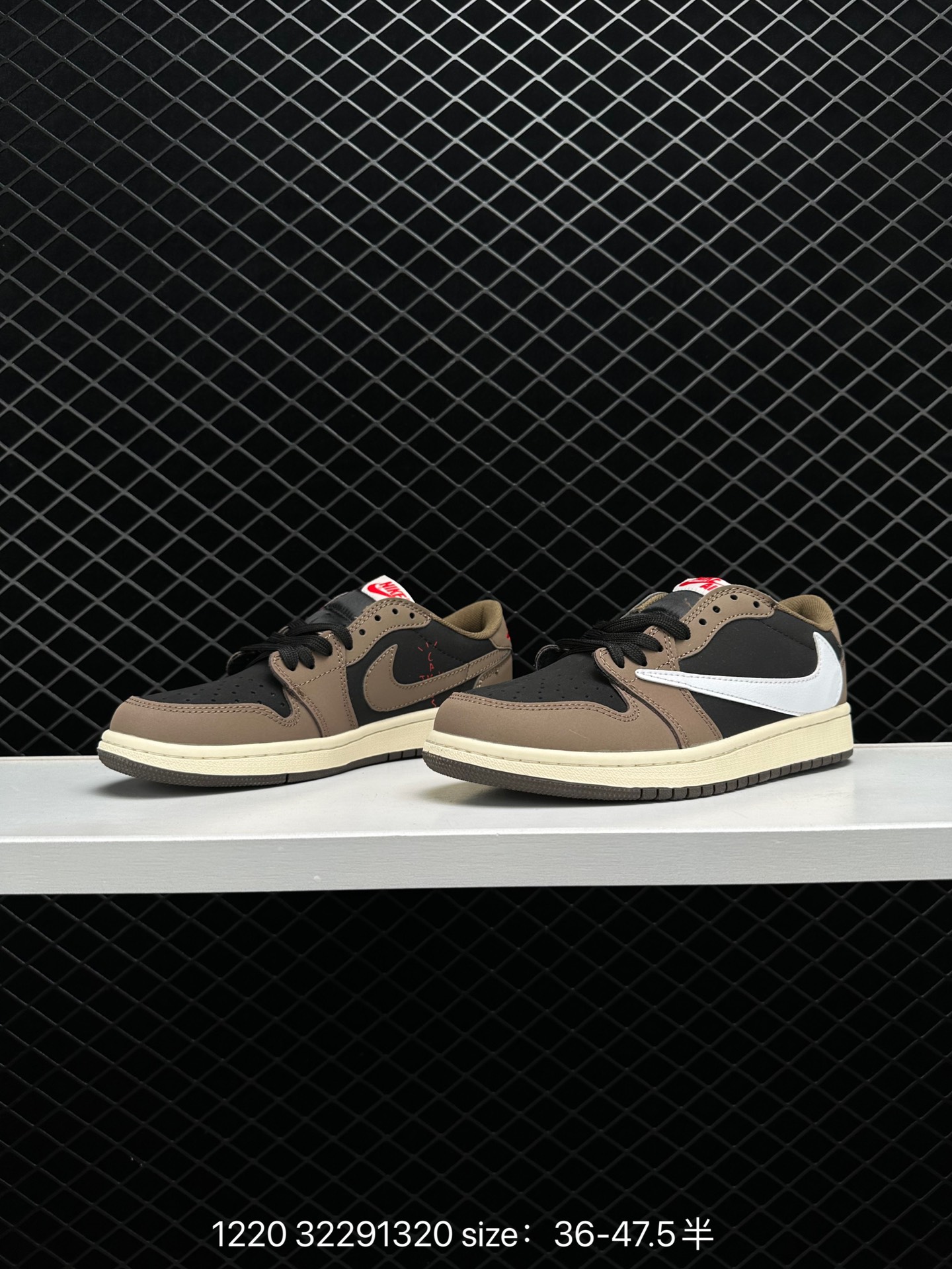 Travis Scott x Air Jordan 1 Low OG “Black Phantom